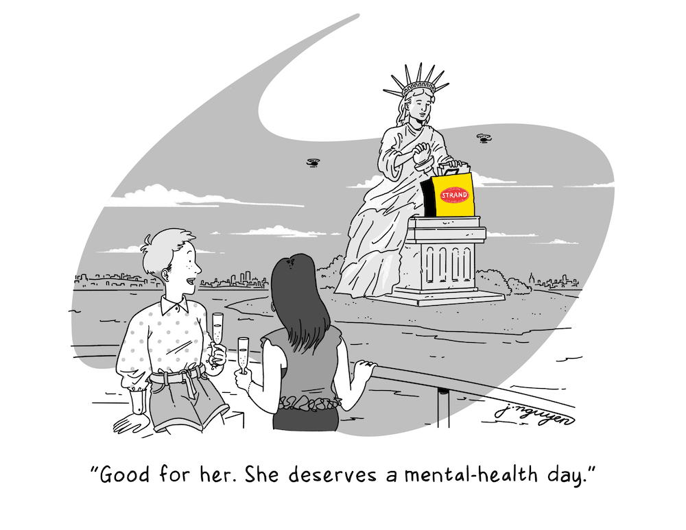 Bottega Veneta The Strand - The New Yorker Cartoon 04 Statue Of Liberty