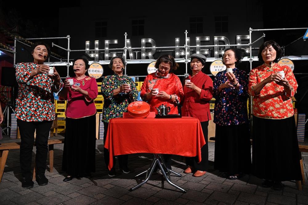 小檔2022半島歌謠祭民謠詩劇場結合傳統民謠與街頭攤販叫賣的表演形式