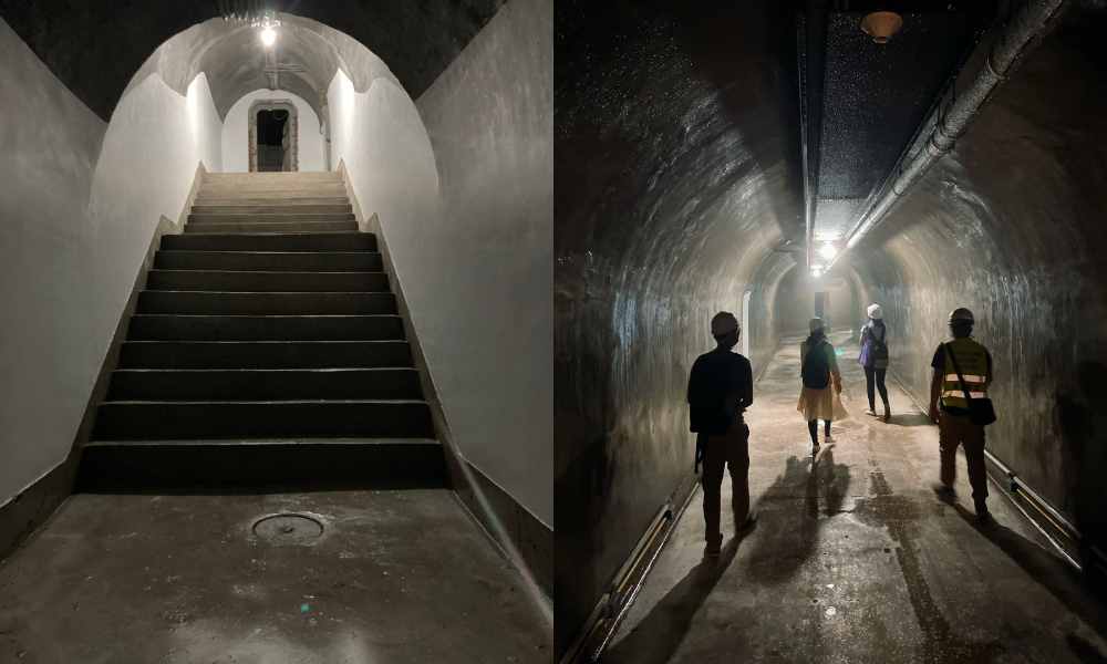 2022打開台北圓山坑道圓山坑道是台北首次打開具軍事民防色彩的坑道，邀你入坑穿越時光探索古今往來。