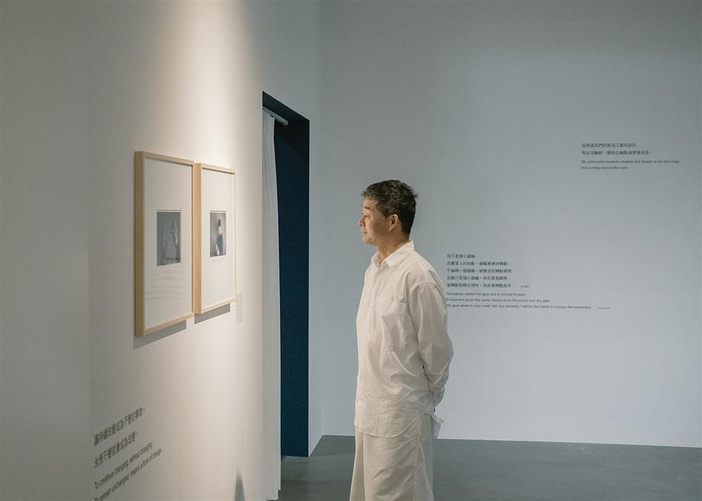 小檔皆川明於高美館《TSUZUKU》展區之一〈葉〉