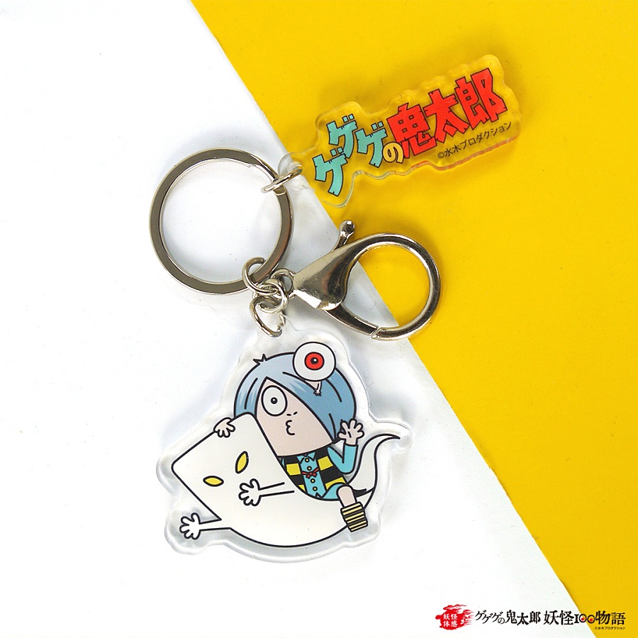小檔鬼太郎特展鬼太郎環保袋和鑰匙圈超實用，喜歡實用周邊的朋友可列入必買清單。_鑰匙圈