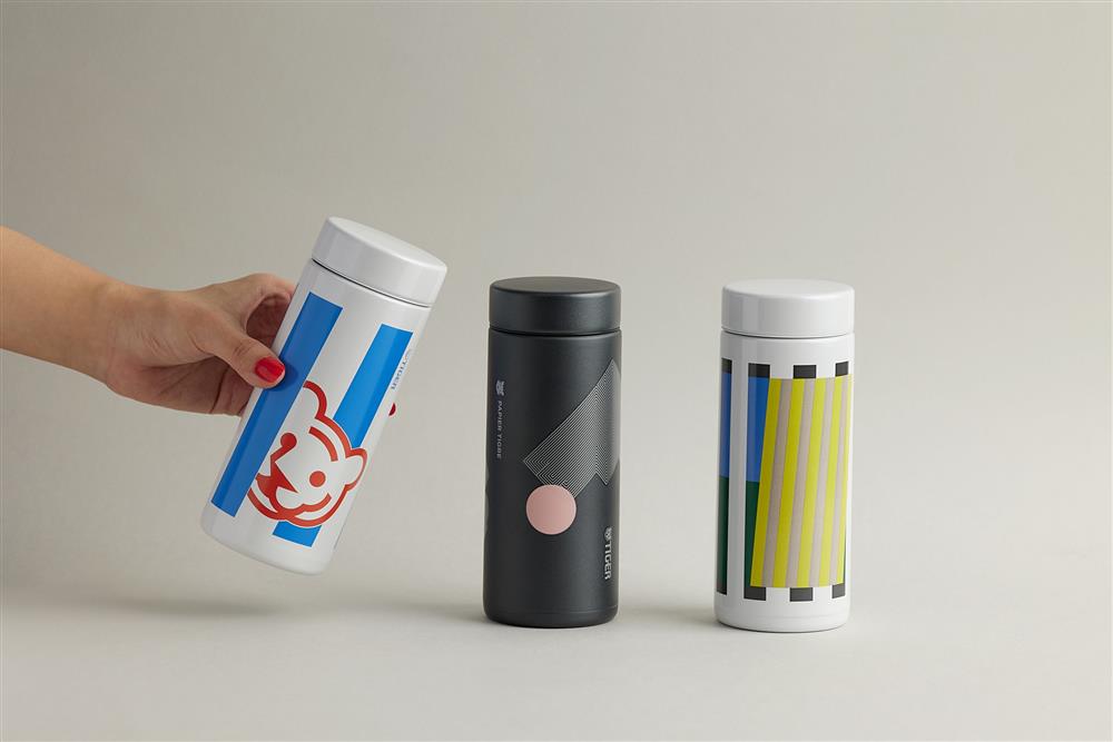 小檔日本虎牌TIGER x法國潮流文具PAPIER TIGRE虎年俏皮浪漫邂逅_三款合照_由左至右_雙虎聯名(WT)_幾何(KC)_運動場(WP)