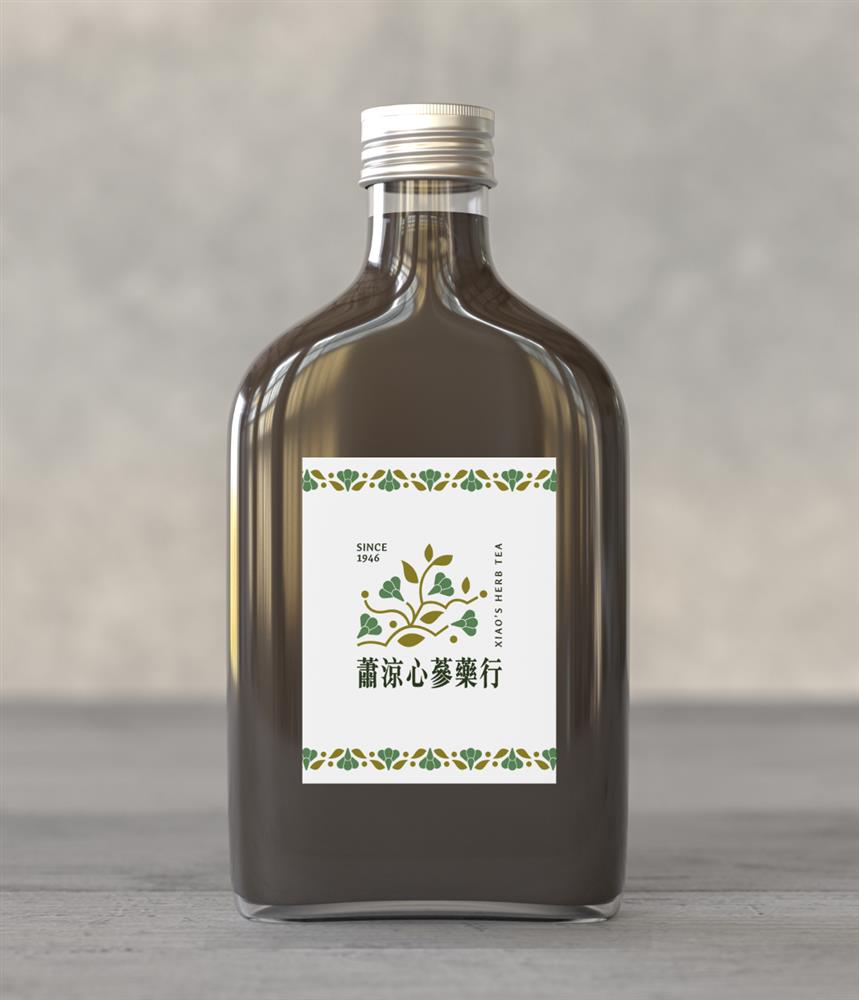 中區老店-蕭涼心百草店轉型，在logo 與相關包裝上煥然一