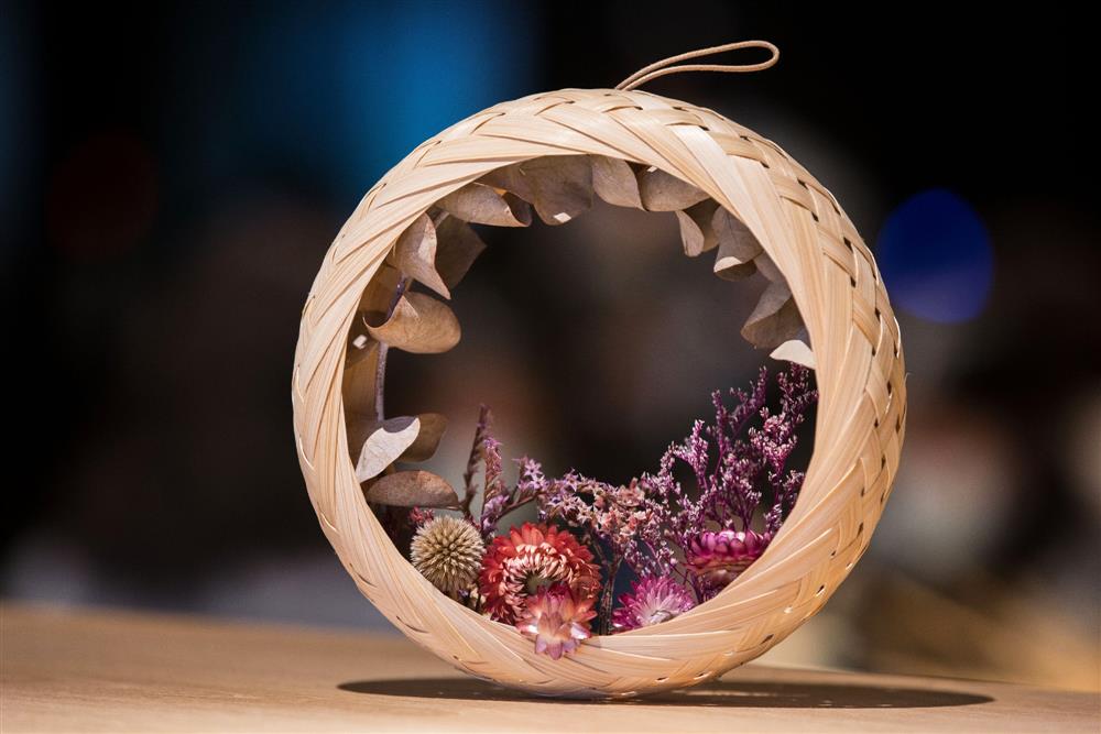 2022 創意台中邀請本質創作室展出作品《花團錦竹》