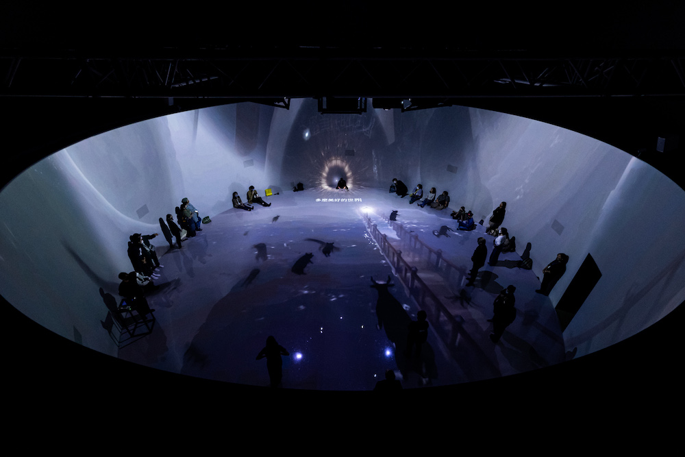 魏廷宇《混沌文法》_超維度互動提供，賴彥茹攝影。