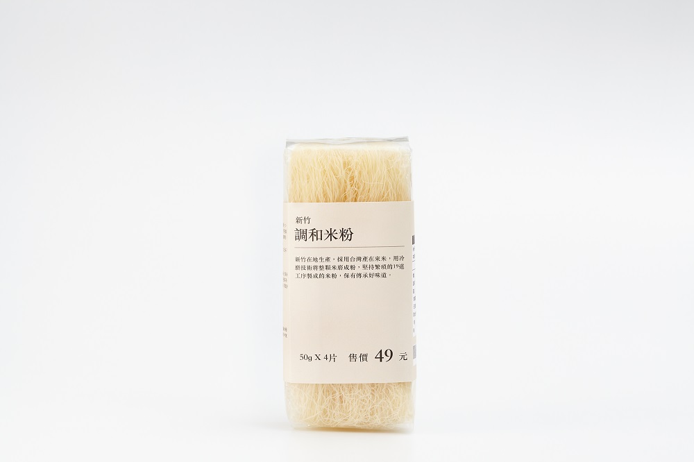 (農)調和米粉50g×4片,49元:選用台灣在萊米,以繁複的19道工序,使用現代化設備,生產品質更安全、更穩定的米粉。 (農)調和米粉50g×4片,49元:選用台灣在萊米,以繁複的19道工序,使用現代化設備,生產品質更安全、更穩定的米粉。