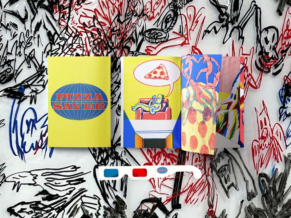 Robineggpie（韓國） “我繪製的虛擬世界“披薩天堂”和“雞地獄”是韓國社會的一個方面隱藏著諸如異化、非洲豬瘟、禽流感、房地產問題、自殺問題和偽宗教主義等隱喻分裂國家的