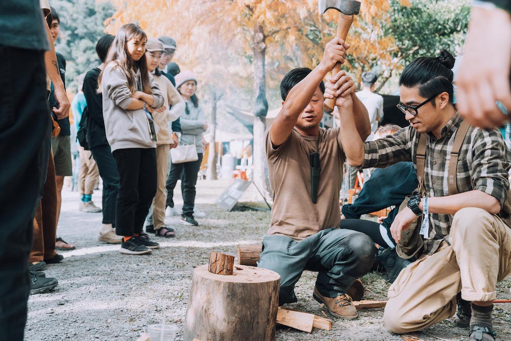 「野遊能量WILD」生火 「野遊能量WILD」生火