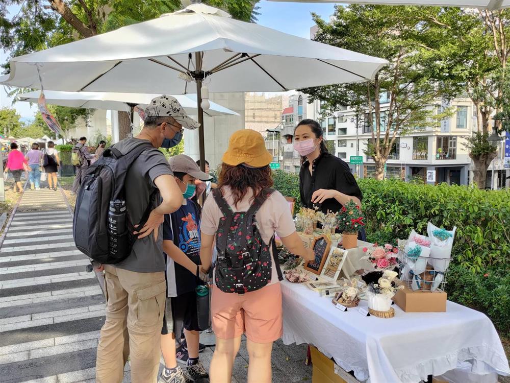 活動第一個周末由邊緣工事攜手綠光小市，打造綠意盎然氛圍。 圖  范特喜微創文化提供