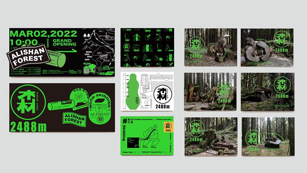 小檔森2488MAlishan2488M _周邊商品2森，2488m。屬於林管處的阿里山森林文創品牌於阿里山正式登場。 近日再傳捷報，繼拿下DFA亞洲最具影響力設計獎2022（DFA Design for Asia Awards）優異獎（Merit Award）之後，再獲德國紅點品牌及傳達設計大獎及2022金點設計獎肯定！