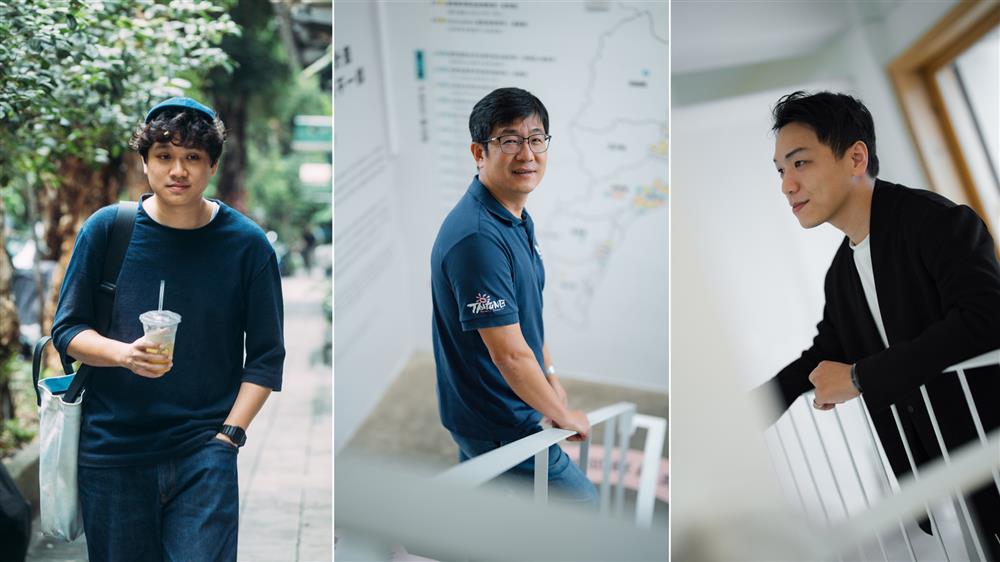 左至右:臺東設計中心營運計畫主持人及藝術總監吳孝儒(照片提供 _ 吳孝儒,來源 _ 台北畫刊,攝影 _ 蔡耀徵)、臺東縣政府文化處副處長劉俊毅、「版塊設計Block Studio」創辦人暨總監李明(攝影 _ 皆為宋修亞)。 左至右:臺東設計中心營運計畫主持人及藝術總監吳孝儒(照片提供 _ 吳孝儒,來源 _ 台北畫刊,攝影 _ 蔡耀徵)、臺東縣政府文化處副處長劉俊毅、「版塊設計Block Studio」創辦人暨總監李明(攝影 _ 皆為宋修亞)。