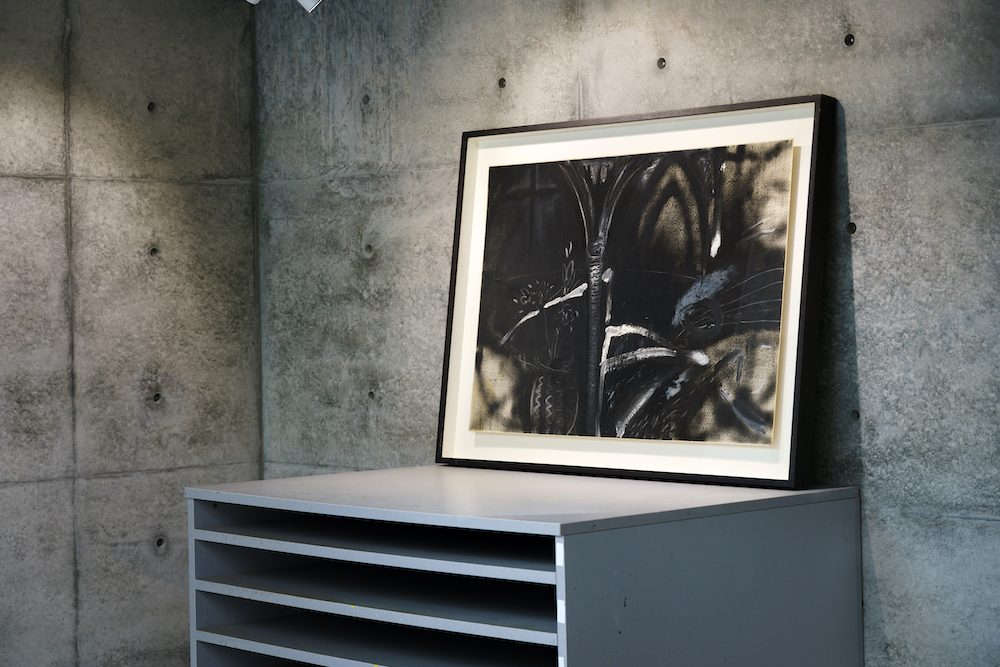 江賢二藝術園區_巴黎聖母院 Notre Dame de Paris；油彩、畫紙 oil on paper；75x108cm；1982_攝影 高信宗