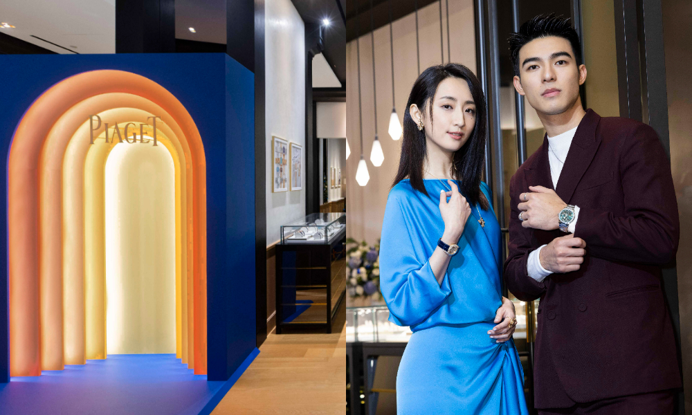 金鐘視后柯佳嬿與伯爵形象大使陳昊森出席《Glide into Joy》PIAGET聖誕佳節珠寶暨腕錶鑑賞會