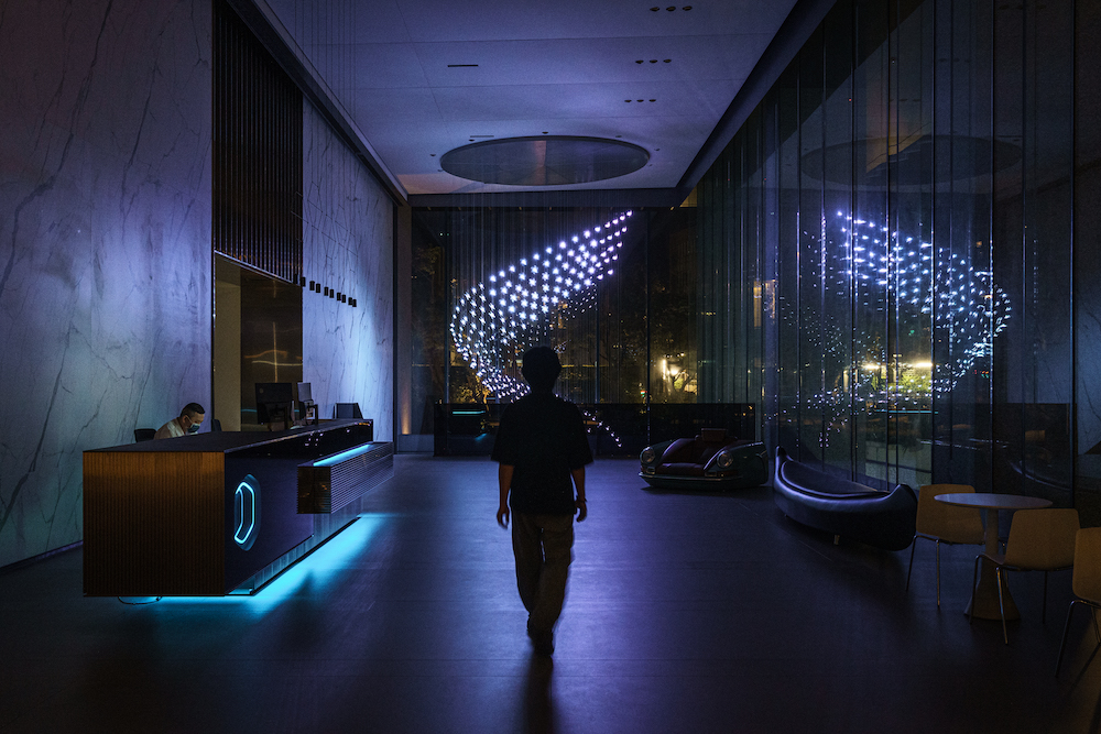 07 夜景_何理互動 WHYIXD, 風盛 Cyclonic Bloom, 2022 © YHLAA 李易暹