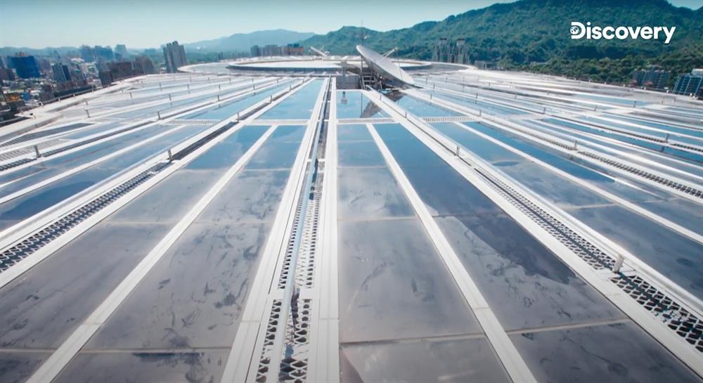 小檔《建築巨擘：陶朱隱園》太陽能板