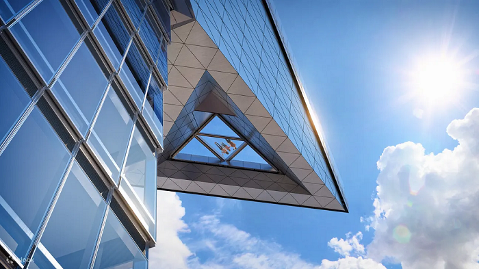 (圖2) 於2020年剛開幕不久的「紐約哈德遜廣場The Edge觀景台」,標榜西半球最高的戶外觀景台,可360度一覽壯闊市景 (圖2) 於2020年剛開幕不久的「紐約哈德遜廣場The Edge觀景台」,標榜西半球最高的戶外觀景台,可360度一覽壯闊市景