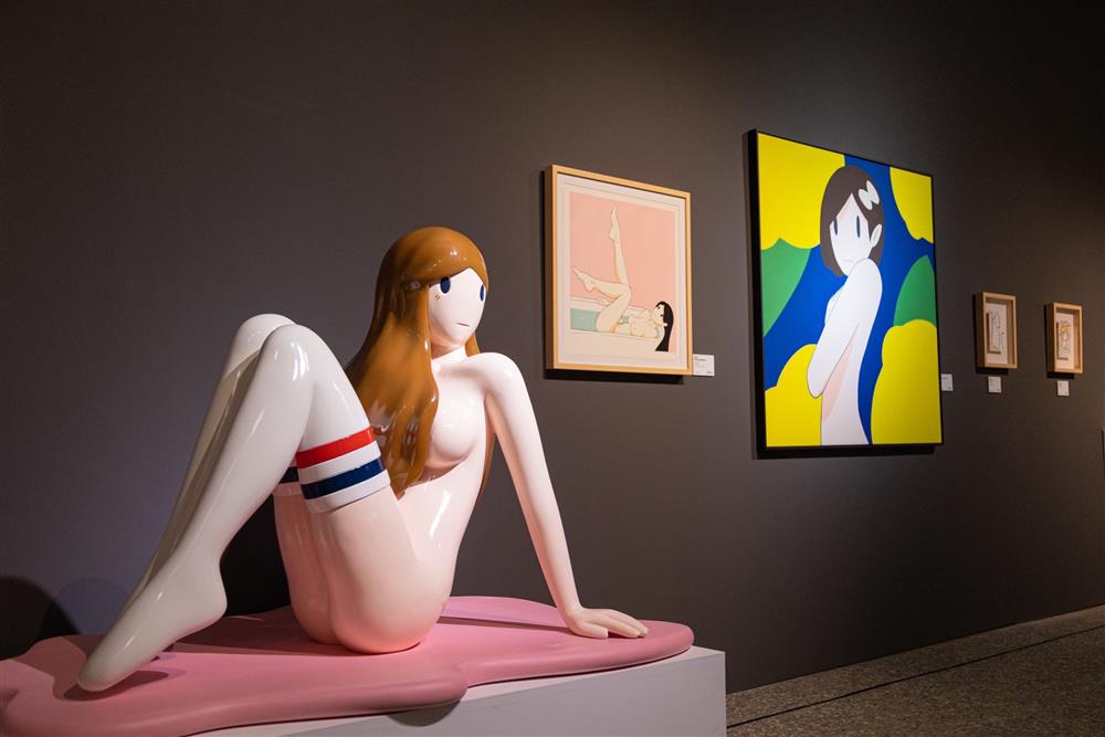 04. 天野タケル首次台北大型個展「穿襪子的維納斯」巨型雕塑。（APOL Gallery提供）(2)