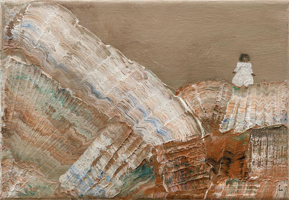 SUN DYED 陽染 25.5 x 17.5 cm Oil on Canvas 2022 SUN DYED 陽染 25.5 x 17.5 cm Oil on Canvas 2022