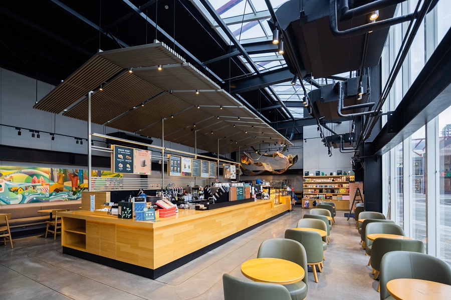 小檔星巴克花蓮和平門市內景 (2)