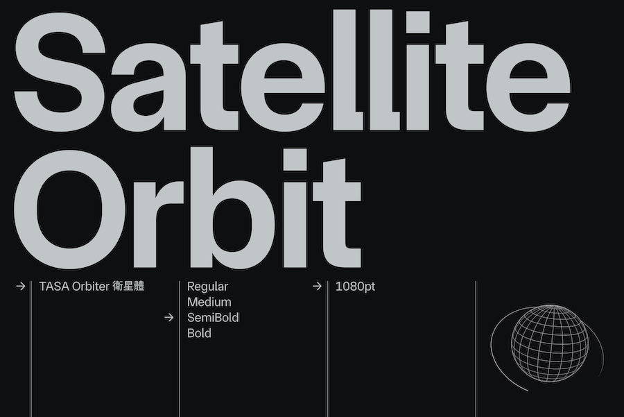 客製字型衛星體(TASA Orbiter)(圖片提供:Rytass 和 Local Remote) 客製字型衛星體(TASA Orbiter)(圖片提供:Rytass 和 Local Remote)