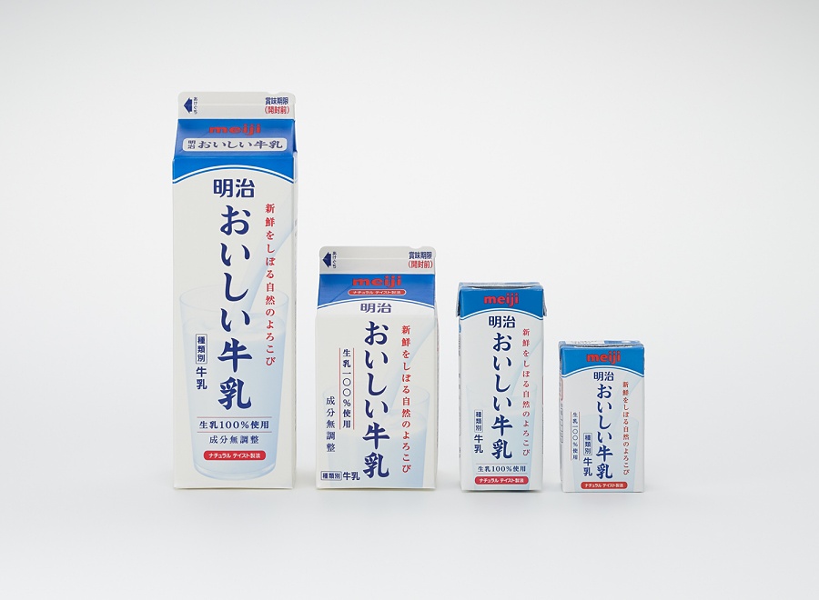 小檔佐藤卓meiji_04_2_new佐藤卓從2001年開始幫明治 牛奶設計紙盒。