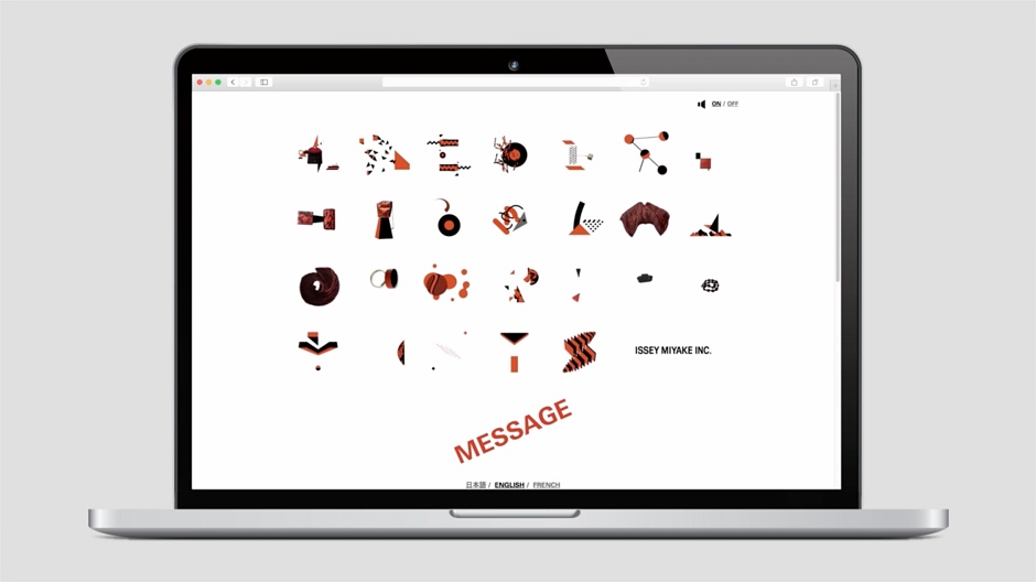 小檔井口皓太スクリーンショット 2022-07-17 11.30.50TYMOTE和時裝設 計師三宅一生合作的「message」 企劃;加入方塊、菱形等元素，將 三宅一生的手提包、圍巾、皮夾、 毛衣等限定商品排列組合成A到Z 獨創的字體。