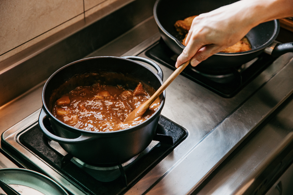 料理中的Ayo流咖哩飯