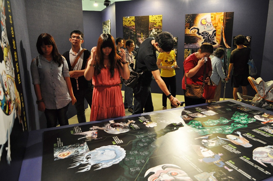 小檔鬼太郎十年前來台大受歡迎的鬼太郎展。圖：聯合數位文創提供 (4)