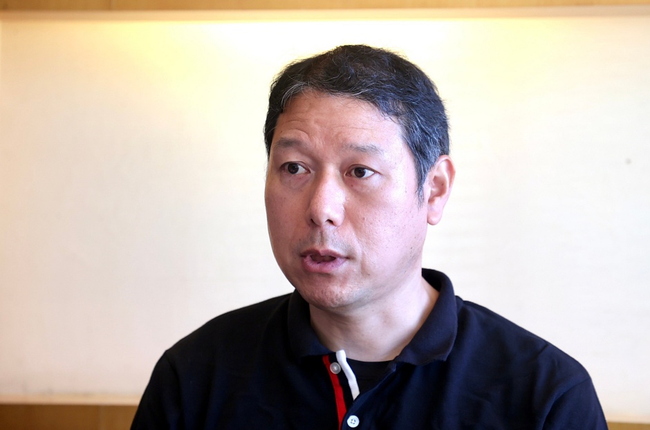 小檔鬼太郎水木工作室社長原口智裕來台接受媒體訪問。圖：聯合數位文創提供