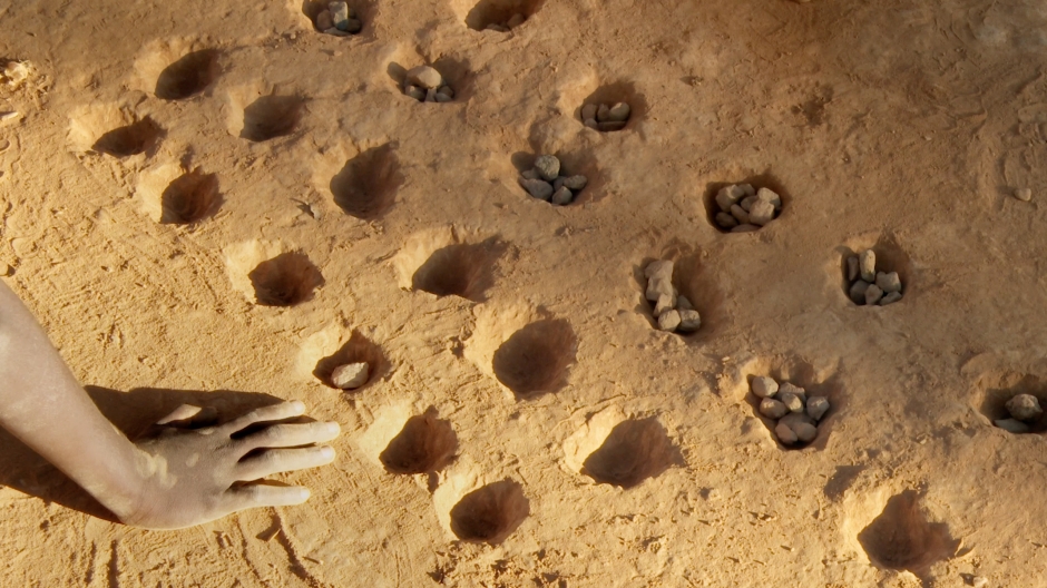 播棋(Mancala)是一種在全球各地可見不同變 形版本的遊戲。遊戲的概念與播種有關，孩子們在泥 土地上挖洞、投入小石子，以計數和拿取為基本玩 法。這種遊戲可以使用棋盤對弈。2021年拍攝於剛 果《Children's Game #26: Kisolo》。