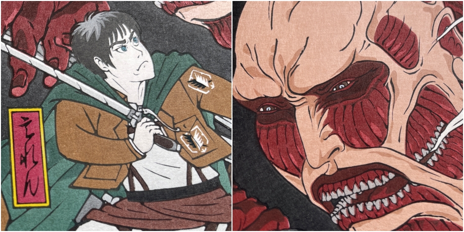 進擊的巨人浮世繪版畫_04