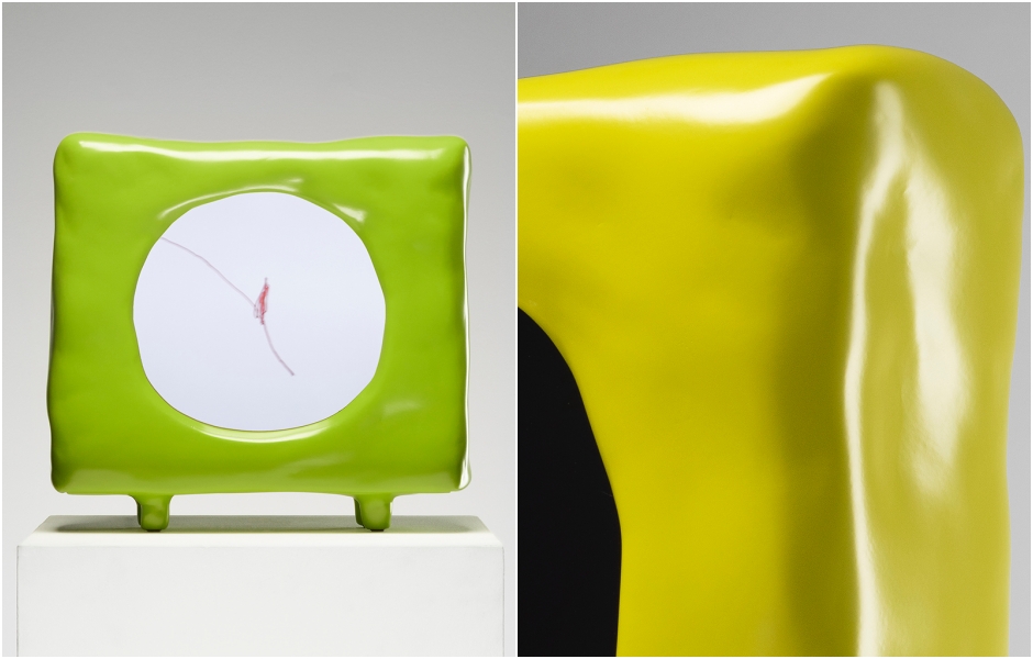 手工製成的「CHILDREN’S CLOCK」有著獨特的紋理。 手工製成的「CHILDREN’S CLOCK」有著獨特的紋理。