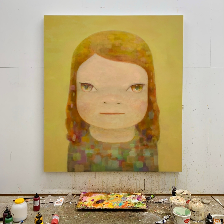 奈良美智_跟著朦朧潮濕的一天去旅行_高雄內惟藝術中心_03