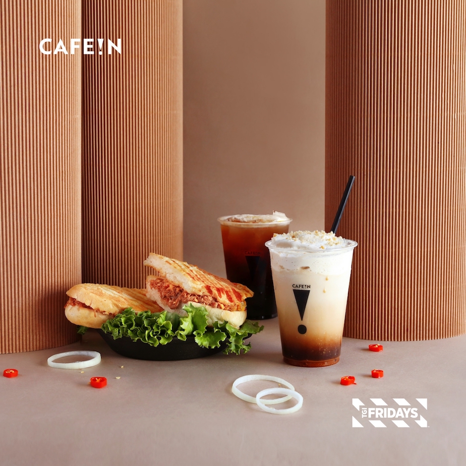 CAFE!N x TGI FRIDAYS BBQ 手撕豬熱壓三明治 $120 _ 個 供應門市｜CAFE!N 全門市