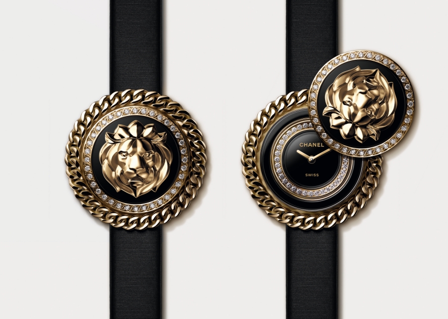 Mademoiselle Prive 獅子鈕扣腕錶 產品照 (5)r