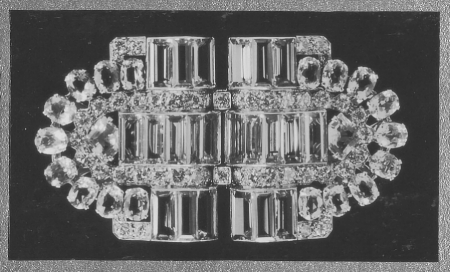 batch_Boucheron Archive - 1937 Duke of Kent aquamarine and diamond double clip brooch