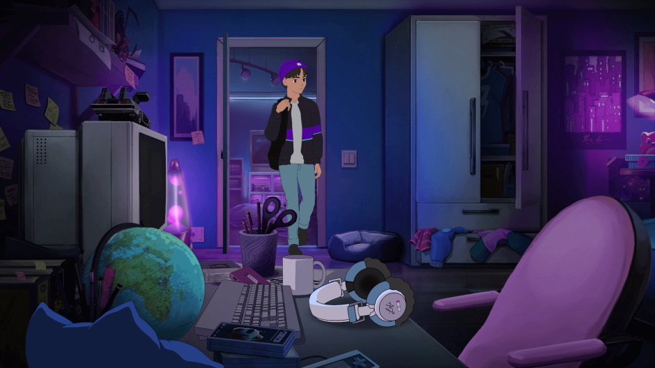 Lofi Girl新角色_Lofi Boy synthwave radio - beats to chill/game to_04