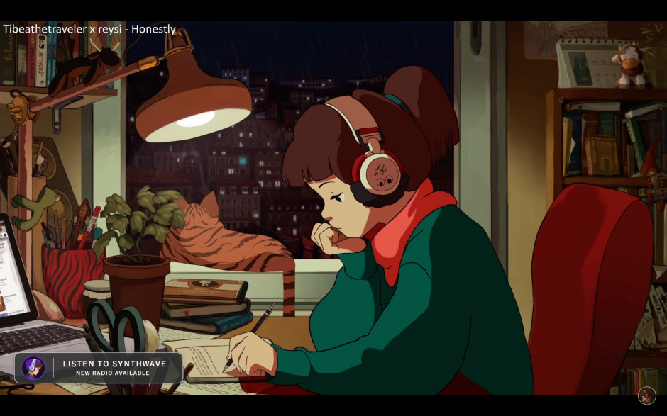 Lofi Girl新角色_Lofi Boy synthwave radio - beats to chill/game to_02