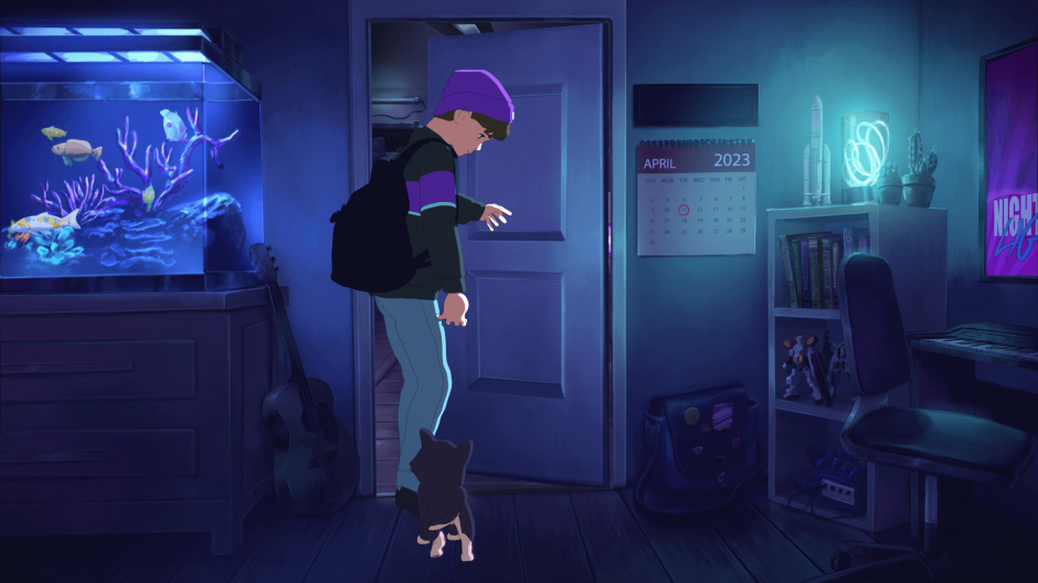 Lofi Girl新角色_Lofi Boy synthwave radio - beats to chill/game to_05