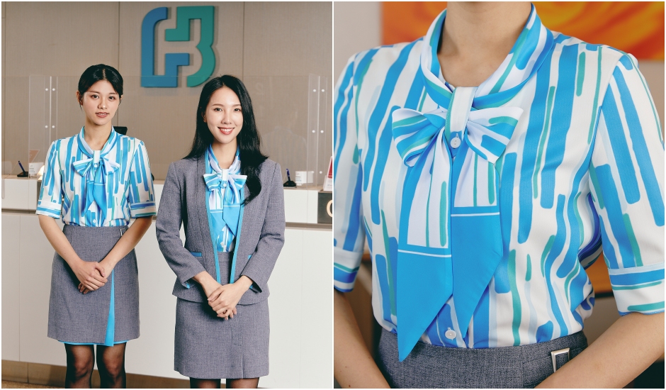 周裕穎操刀為台北富邦銀行打造時尚制服collage 周裕穎操刀為台北富邦銀行打造時尚制服collage