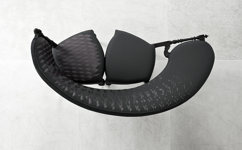 塞巴斯蒂安以車床為概念的家具作品〈車床（九）〉。塞巴斯蒂安．布拉伊科維奇和木匠工坊畫廊提供