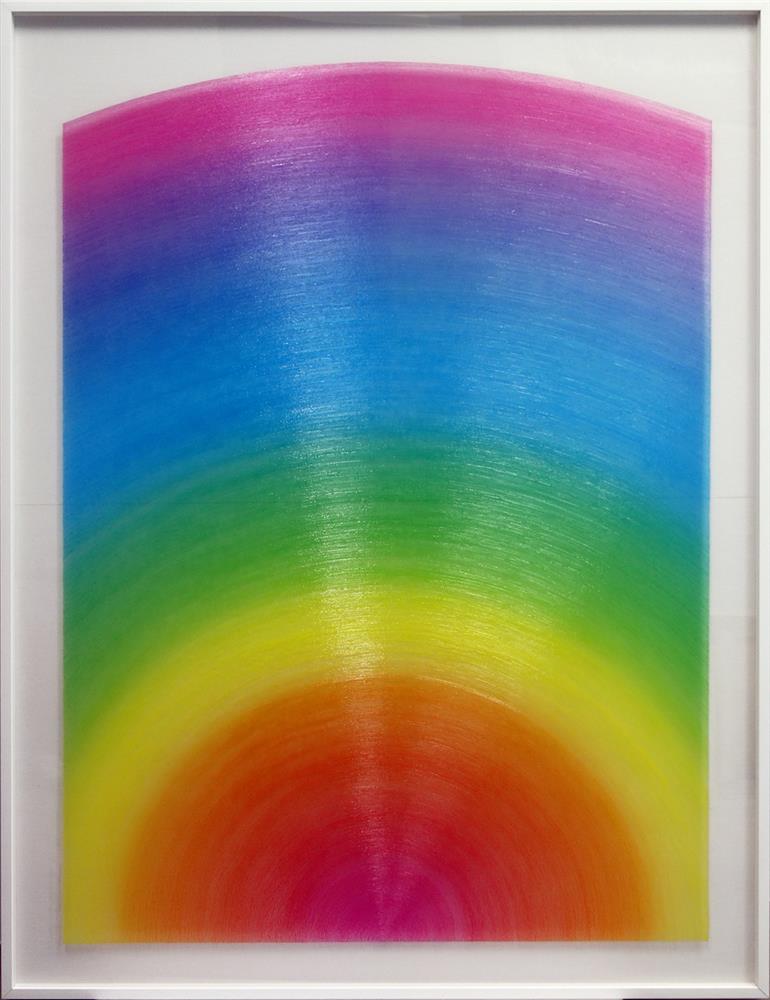 石川美奈子的壓克力作品〈波長，行為和時間 2022〉。GALLERY TAGBOAT提供