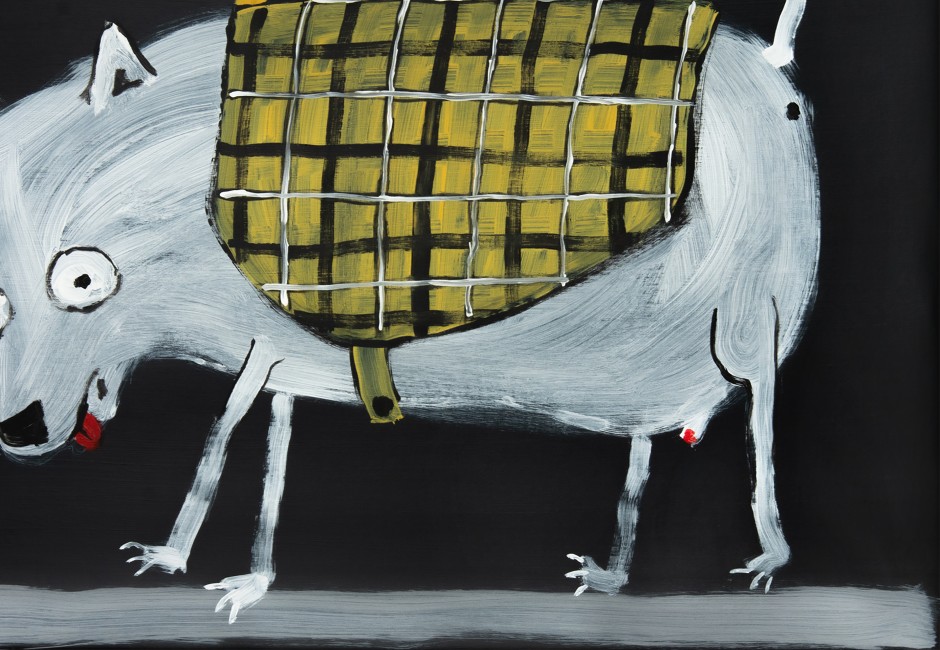 batch_丁丁藝術空間_katharina-arndt_small-dog_壓克力顏料、畫布_90x65cm_2023