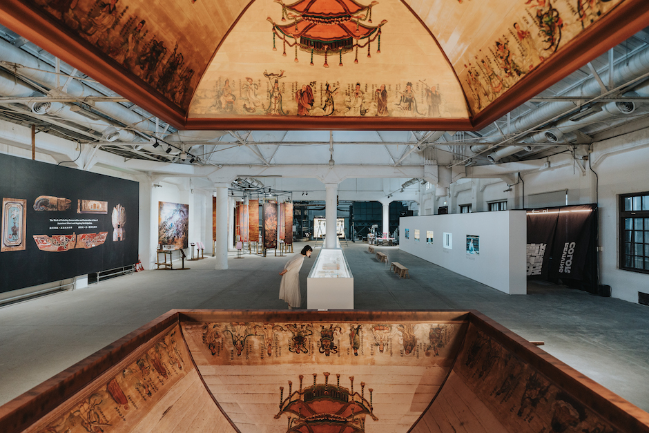 9. 展場以真實尺寸模擬重製藻井