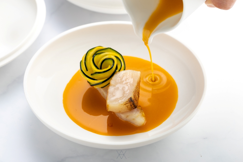bouillabaisse, scallop, sea urchin 馬賽魚湯 干貝 海膽