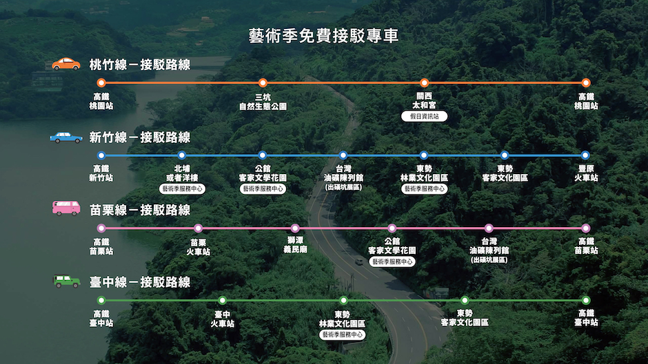 20_藝術季免費接駁車路線