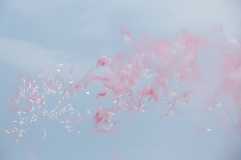 小檔蔡國強創作白日煙火《櫻花滿天的日子》SAINT LAURENT_CAI_GUO-QIANG_REVEAL_09_HR