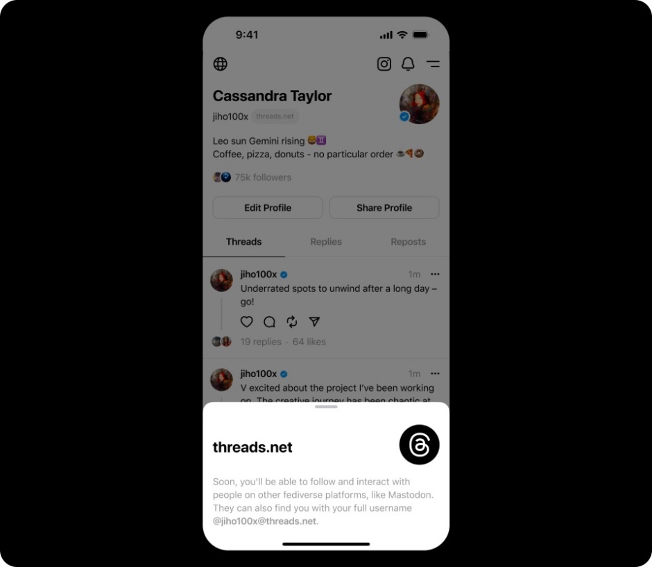 小檔【新聞照片5】文字交流互動為主!全新社群平台 Threads 強勢來襲! 小檔【新聞照片5】文字交流互動為主!全新社群平台 Threads 強勢來襲!