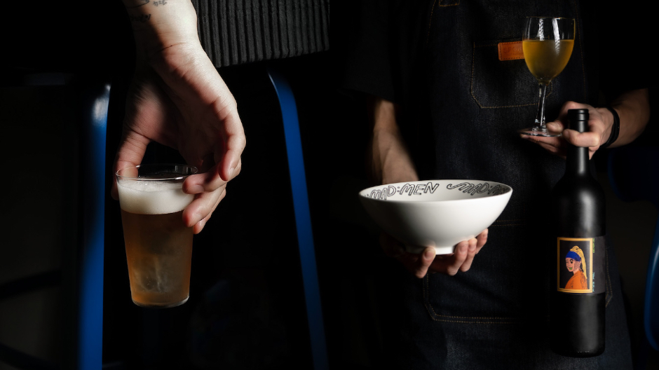 MADMEN面麵酒屋_Winetail_Girl with LSD煙燻風味橘酒_Zen Zen_烏龍茶風味氣泡調飲