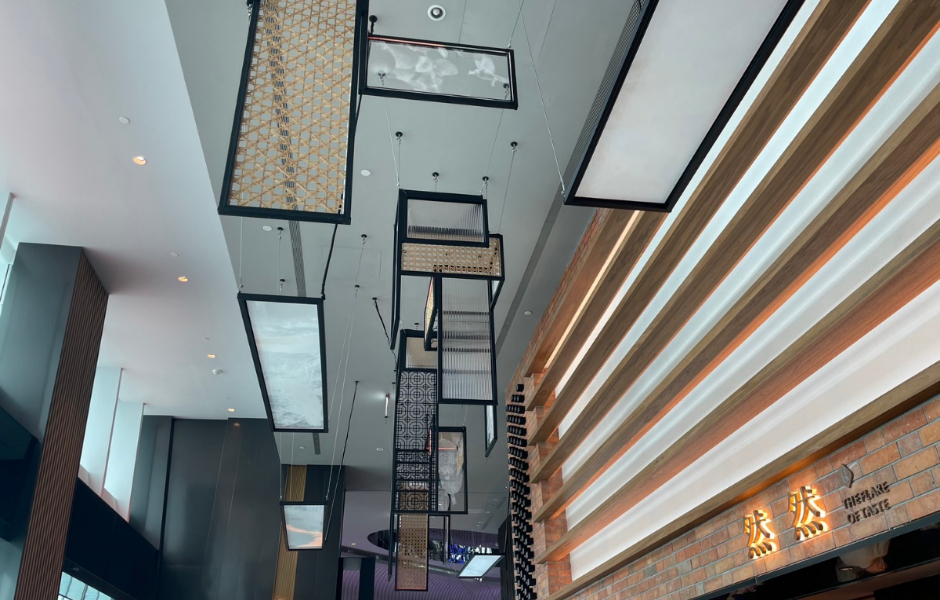 饗 A JoyFotoJet (16)作品名為「光閣」，以燈籠為意象展現熱鬧喧騰、豐饒原鄉的盛情款待